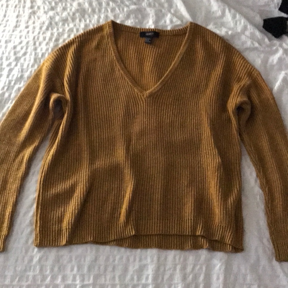 Light Knit Sweater - Mustard